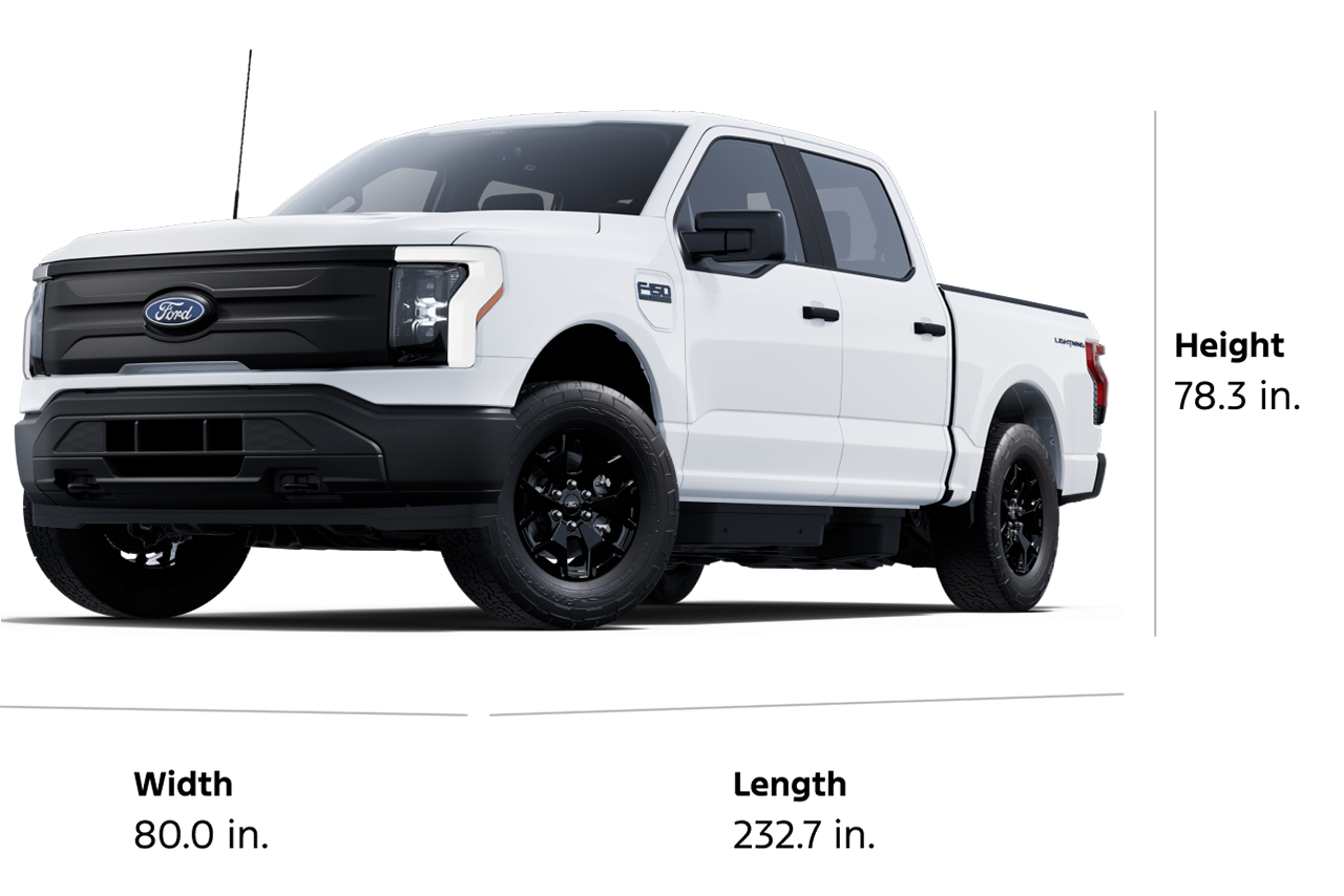 A 2025 Ford F-150® Lightning® Pro pickup