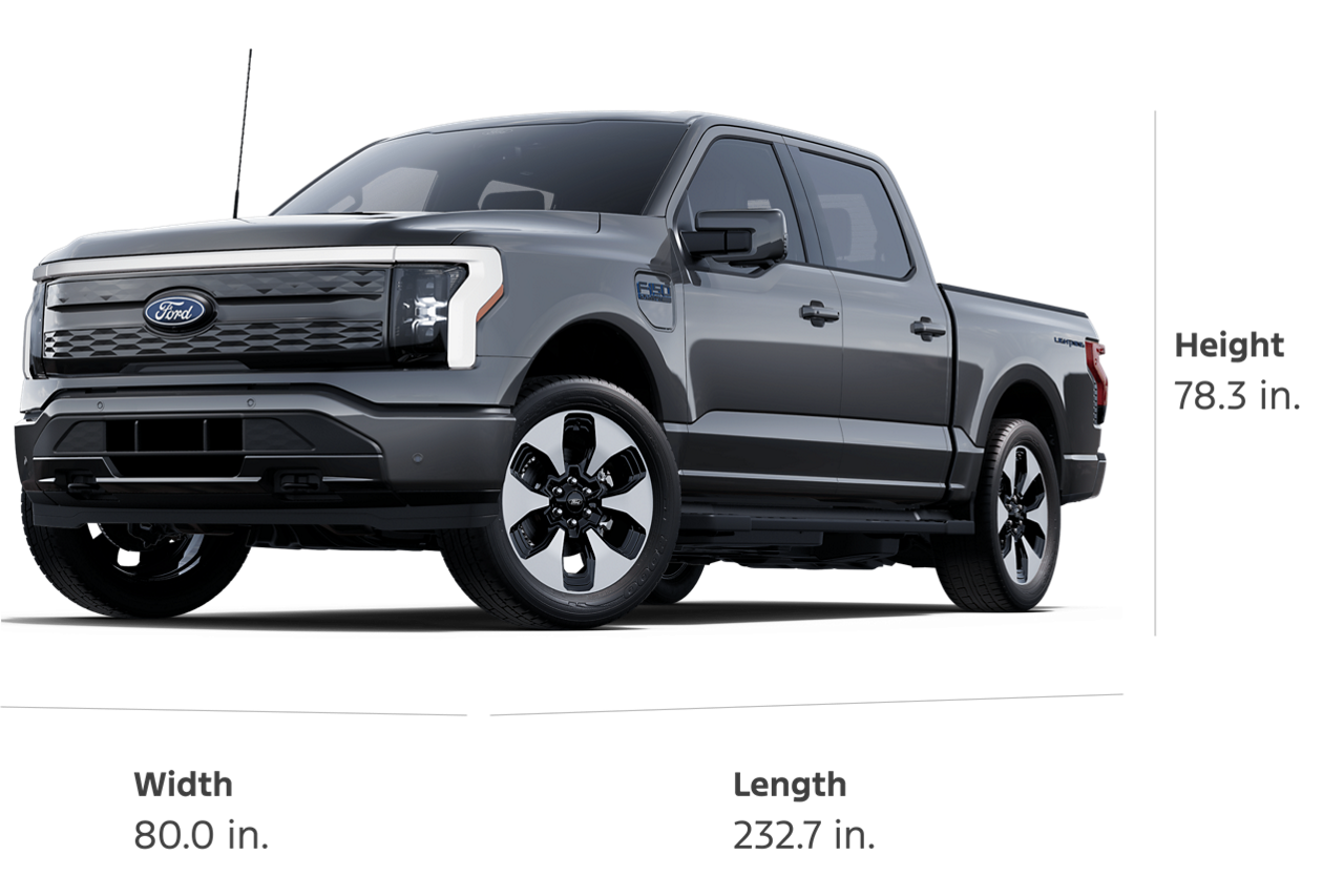 A 2025 Ford F-150® Lightning® Platinum® pickup