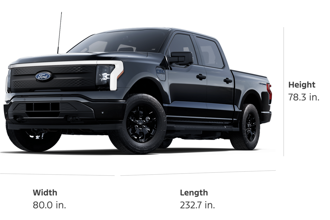 A 2025 Ford F-150® Lightning® XLT pickup