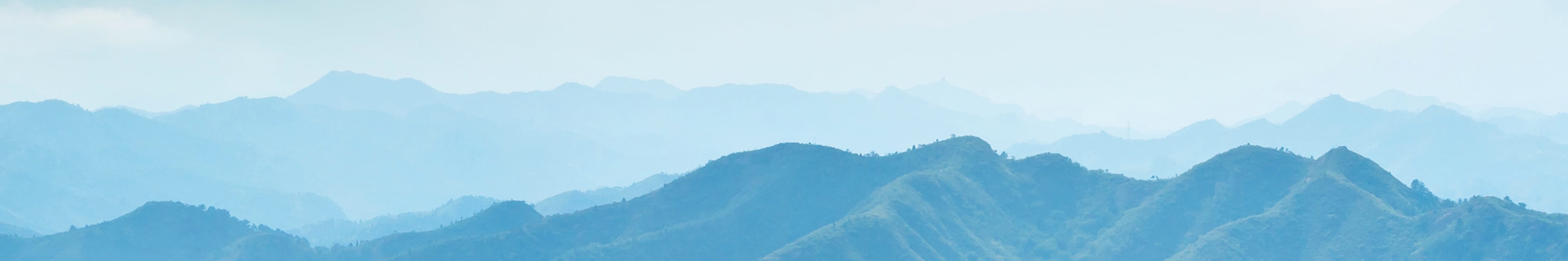 Panoramic view of a mountainscape