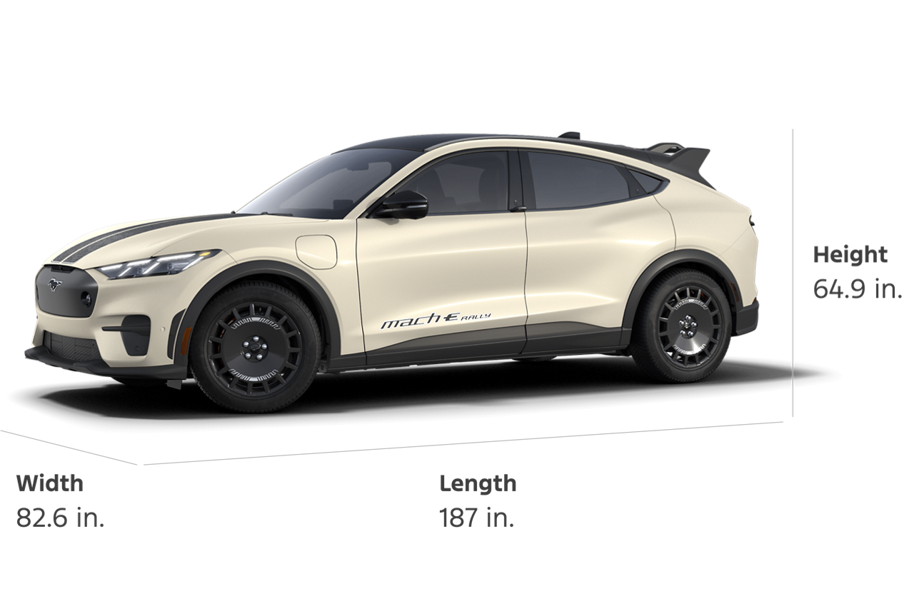 A 2025 Ford Mustang Mach E® Rally