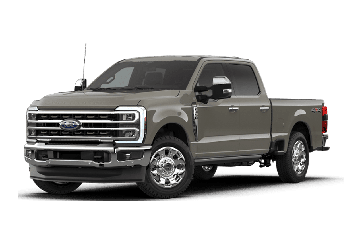 2026 Ford Super Duty® F-350® King Ranch® in Marsh Gray on a white background