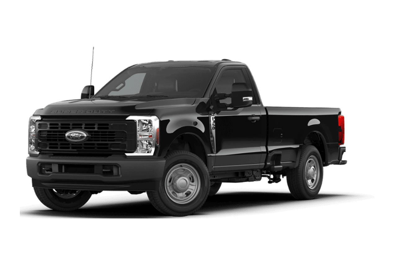 2026 Ford Super Duty® F-350® XL in Agate Black on a white background