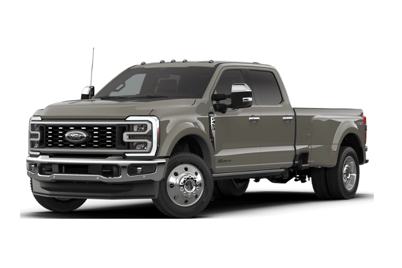 2026 Ford Super Duty® F-450® King Ranch® in Marsh Gray on a white background