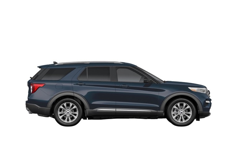 Blue Ford Explorer