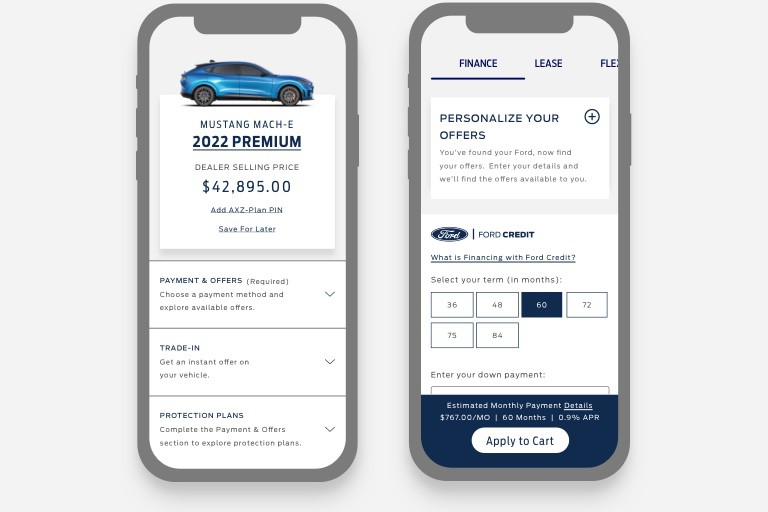 Ford® Online Vehicle Buying | Select Models Online Purchasing