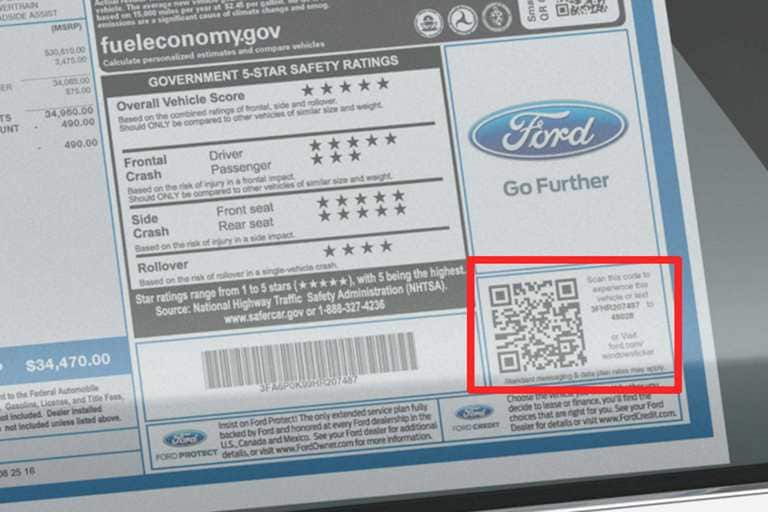 ford window sticker generator
