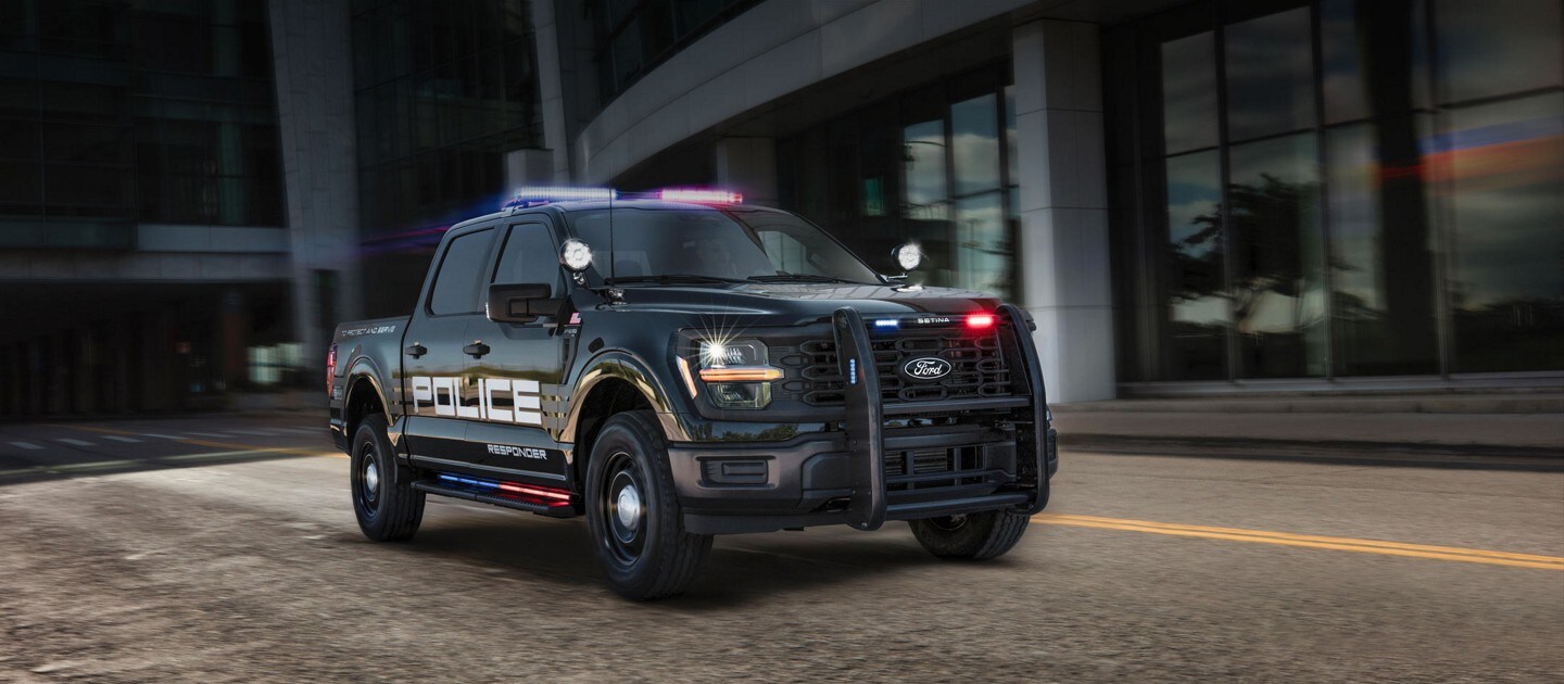 2024 Ford F-150® Police Responder being driven on city street