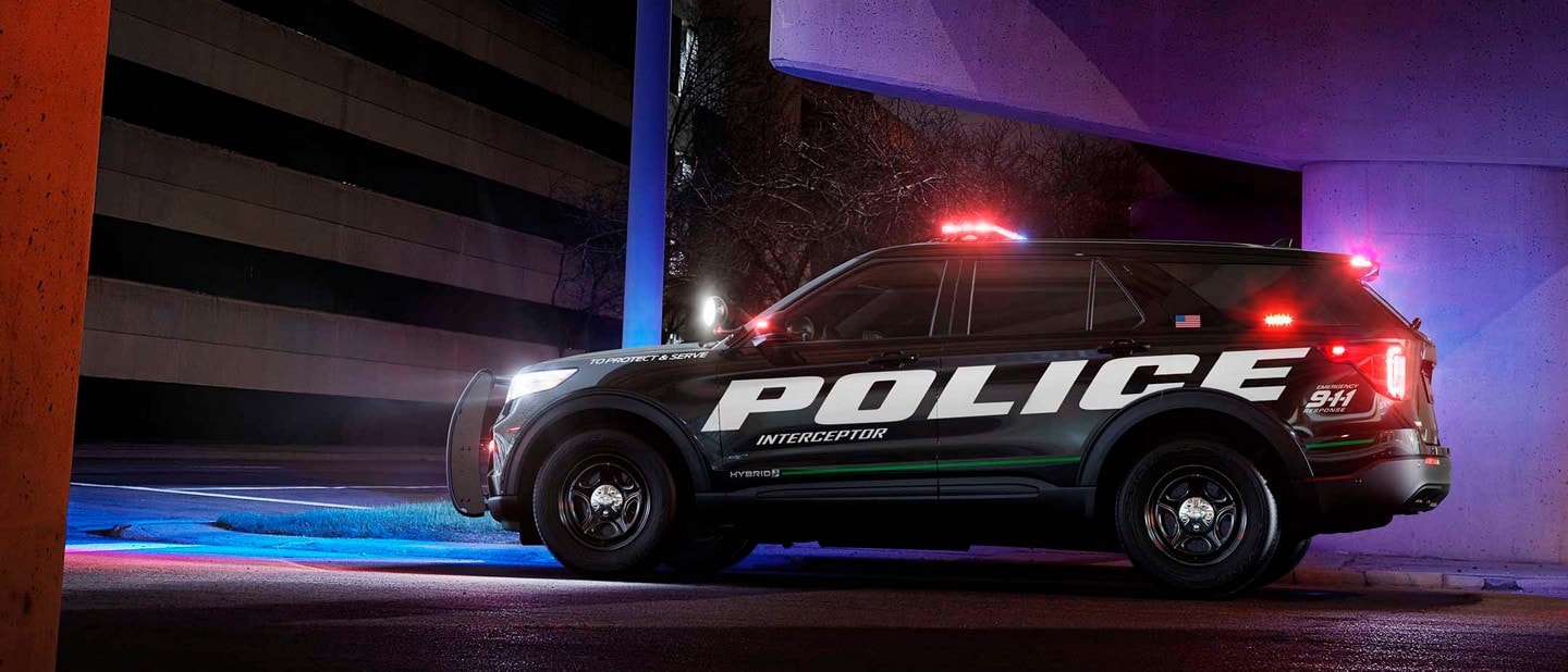 The two thousand twenty ford police interceptor utility