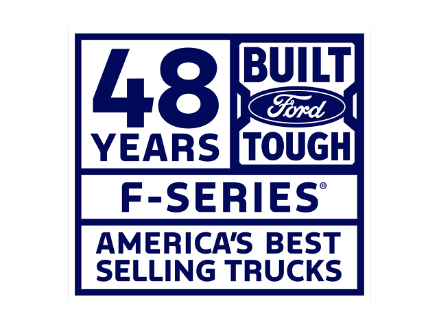 Logo for F-Series: America's Best Selling Truck for 48 Years