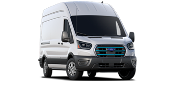 2024 Ford E-Transit™ Cargo Van shown in Oxford White
