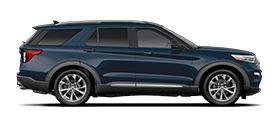 2024 Ford Explorer® Platinum In Stone Blue