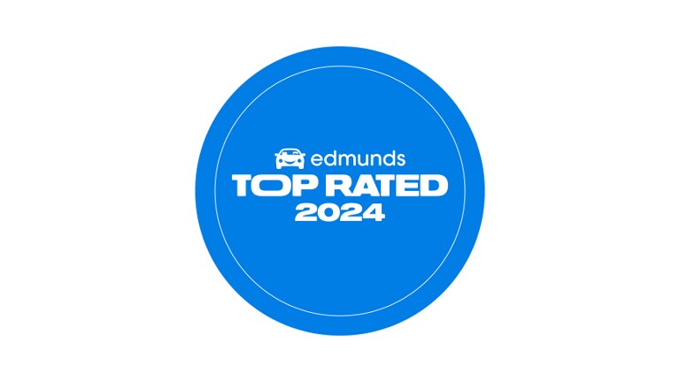 Edmunds top rated electric truck logo