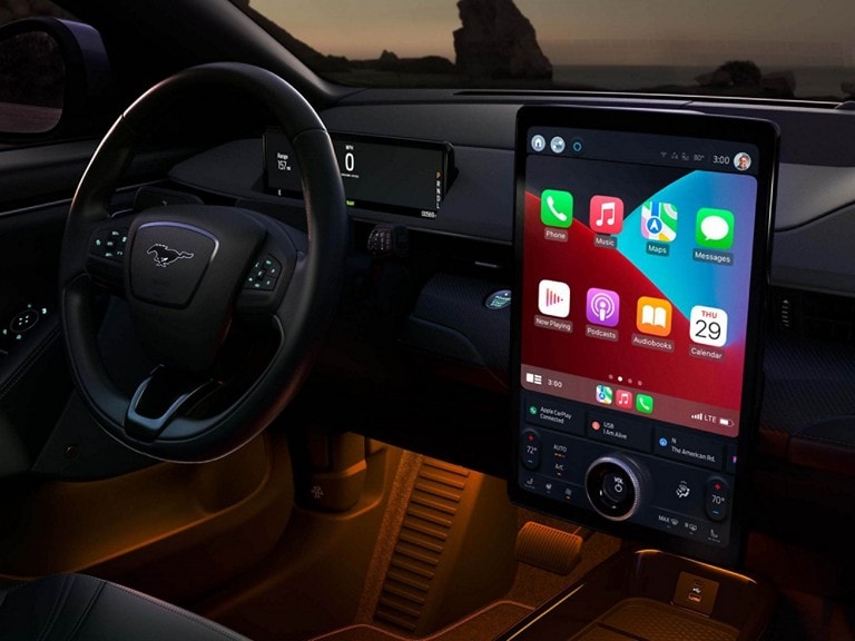 Interior shot of Apple CarPlay®
