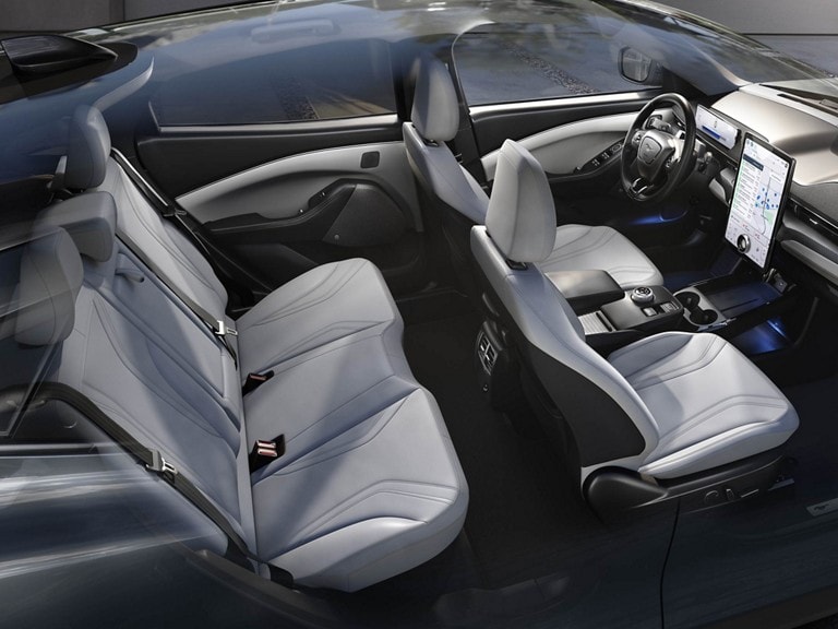 Interior view of a 2023 Ford Mustang Mach-E® SUV