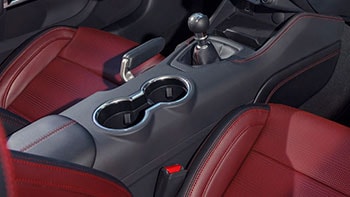 Wrapped Center Console with Accent Stitch