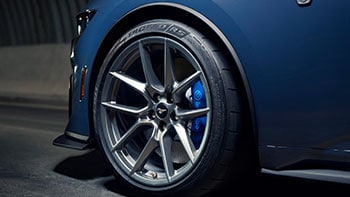 Notorious Blue Painted with Grabber Blue Logo Brake Calipers