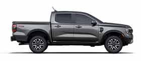 2024 Ford Ranger® LARIAT with Sport Appearance Package and FX4 Package in Carbonized Gray